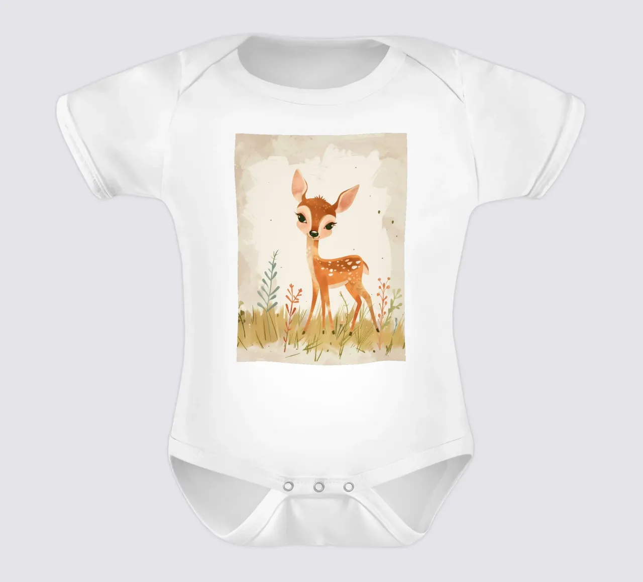 Charmant fauve dans le pré body bébé de DesignDoodle