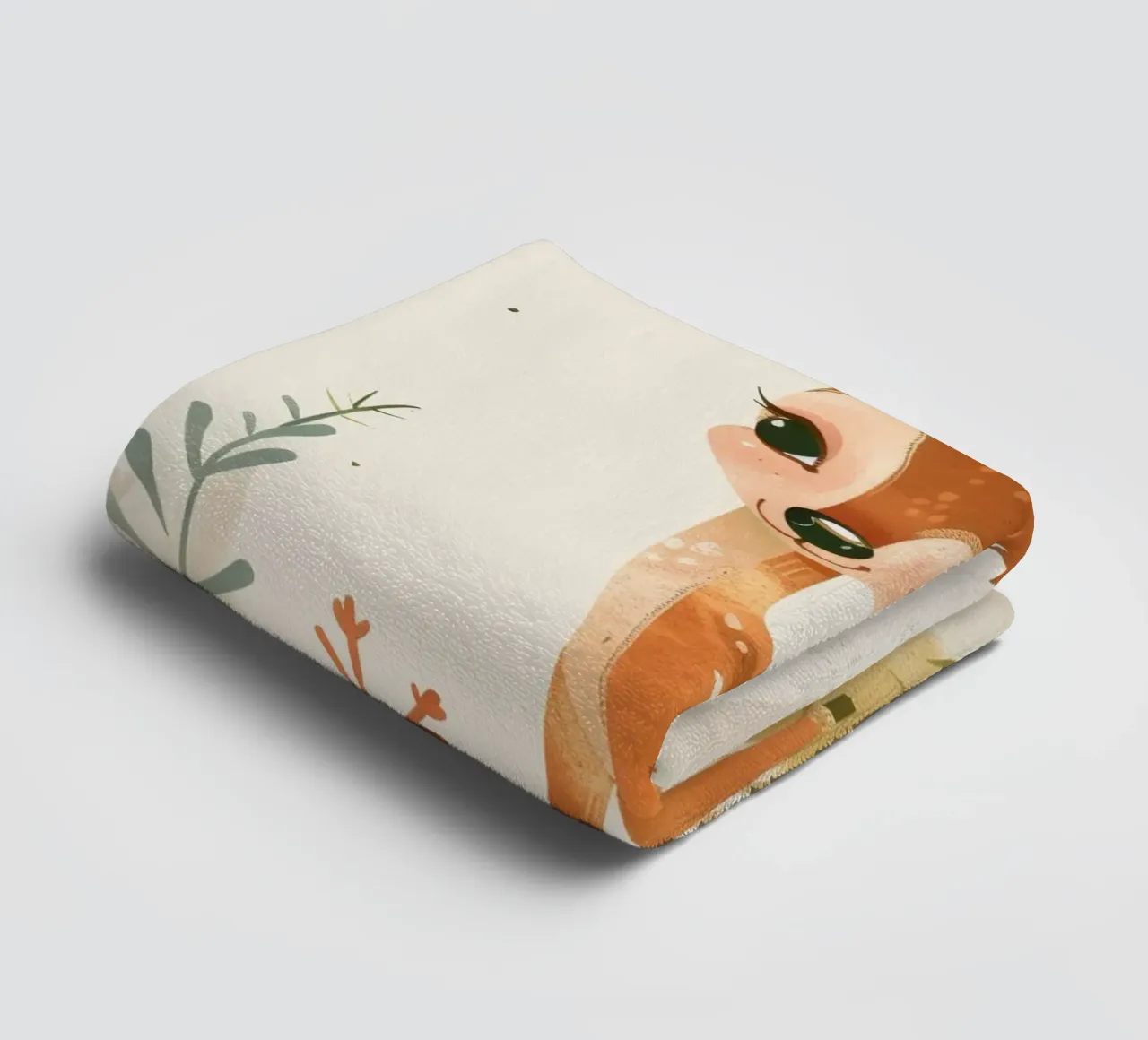 Charmant fauve dans le pré serviette de bain de DesignDoodle