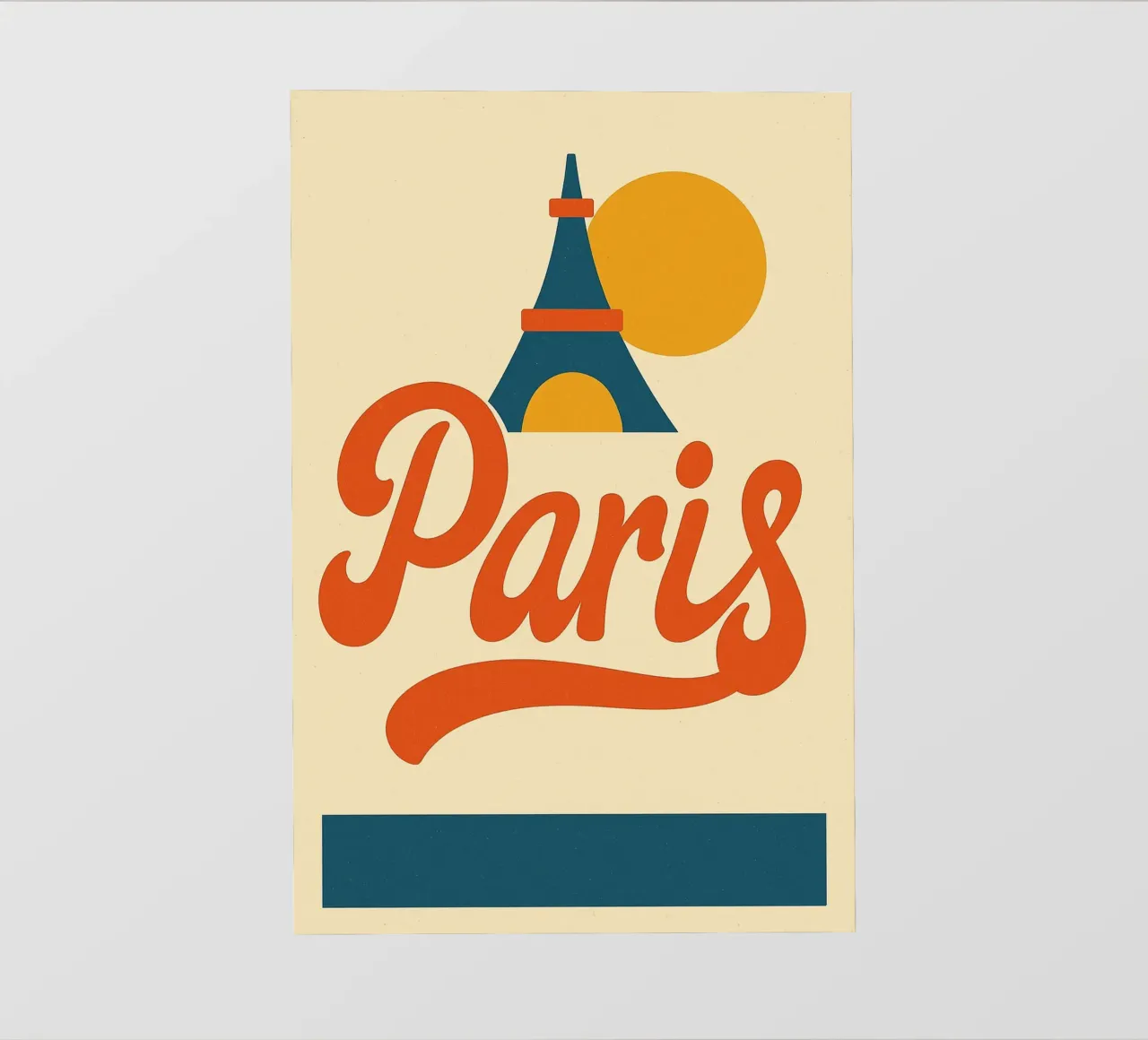 Paris retro soleil - The vintage poster pvc cover by JETLAG | affiches voyage