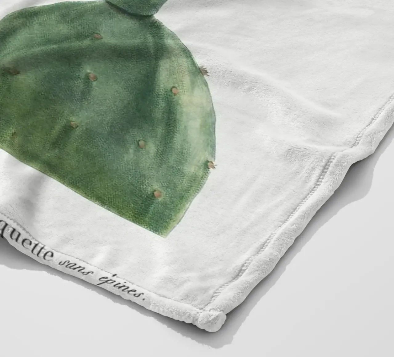 Cactus Opuntia Inermis coperta in pile da vintageshop