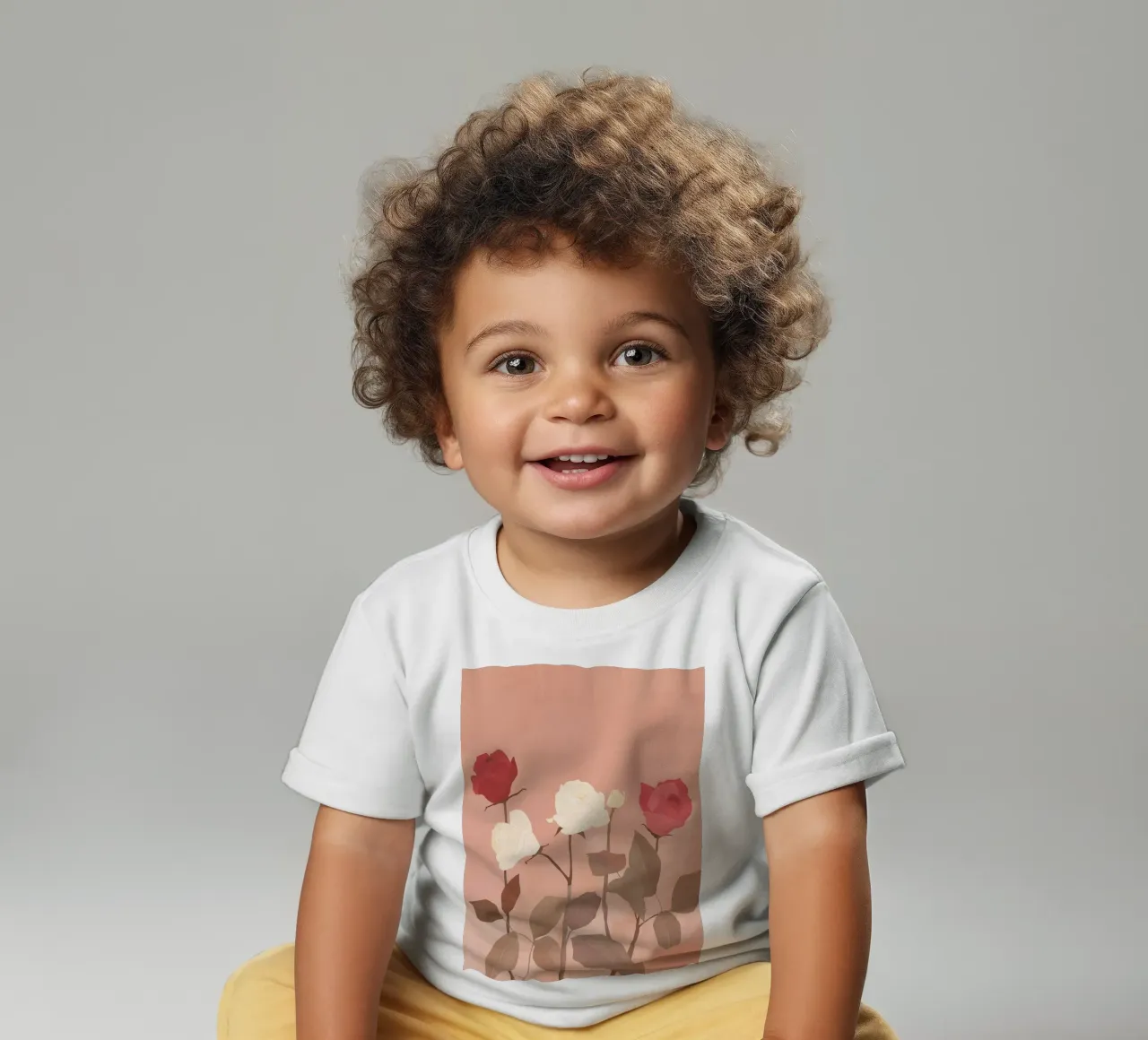 Rose bianche e rosse maglietta neonato da ThingDesign