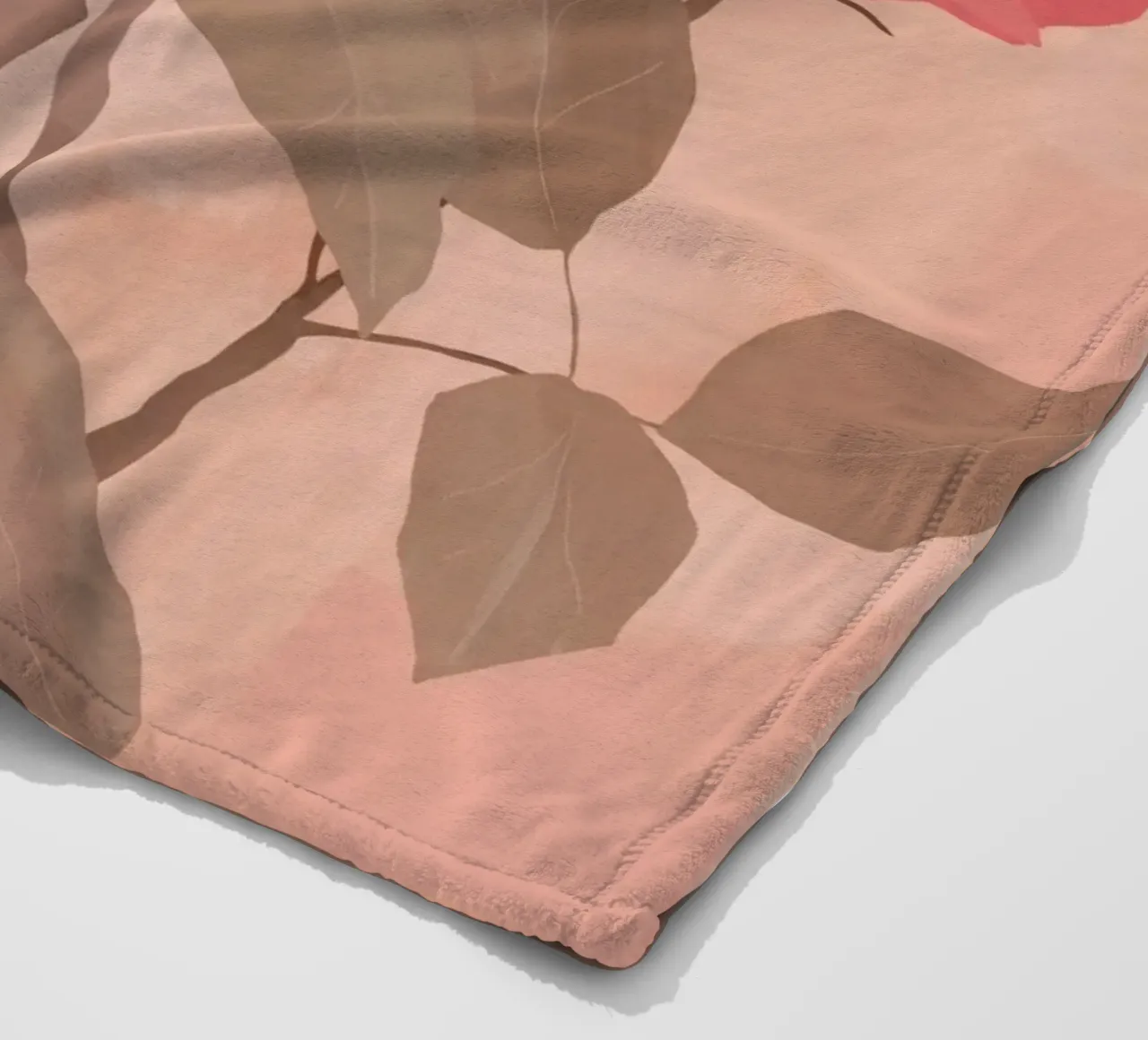 Rose bianche e rosse coperta in pile da ThingDesign
