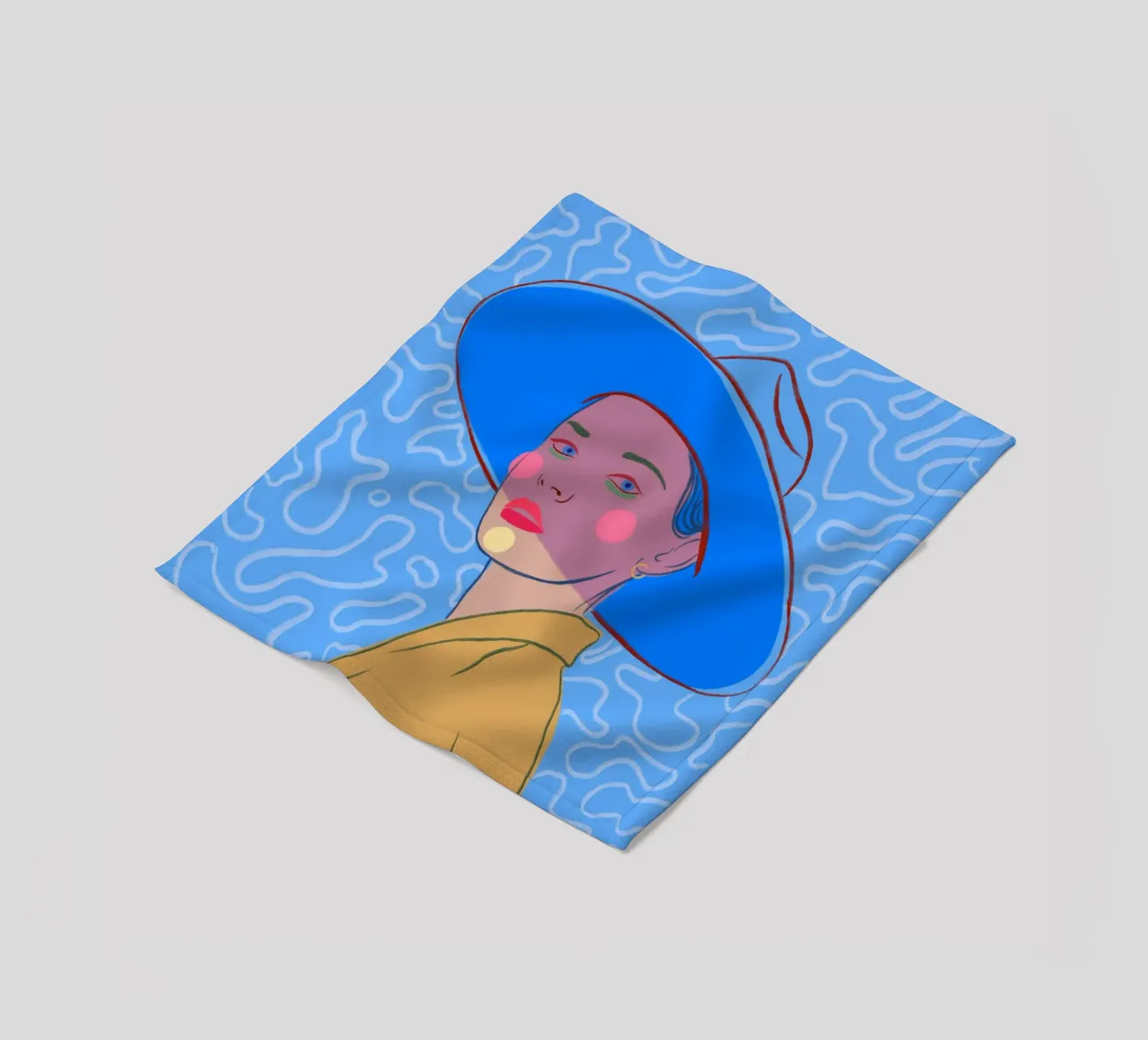 Shadowed Gaze coperta in pile da Isabel Junghans-Bichler