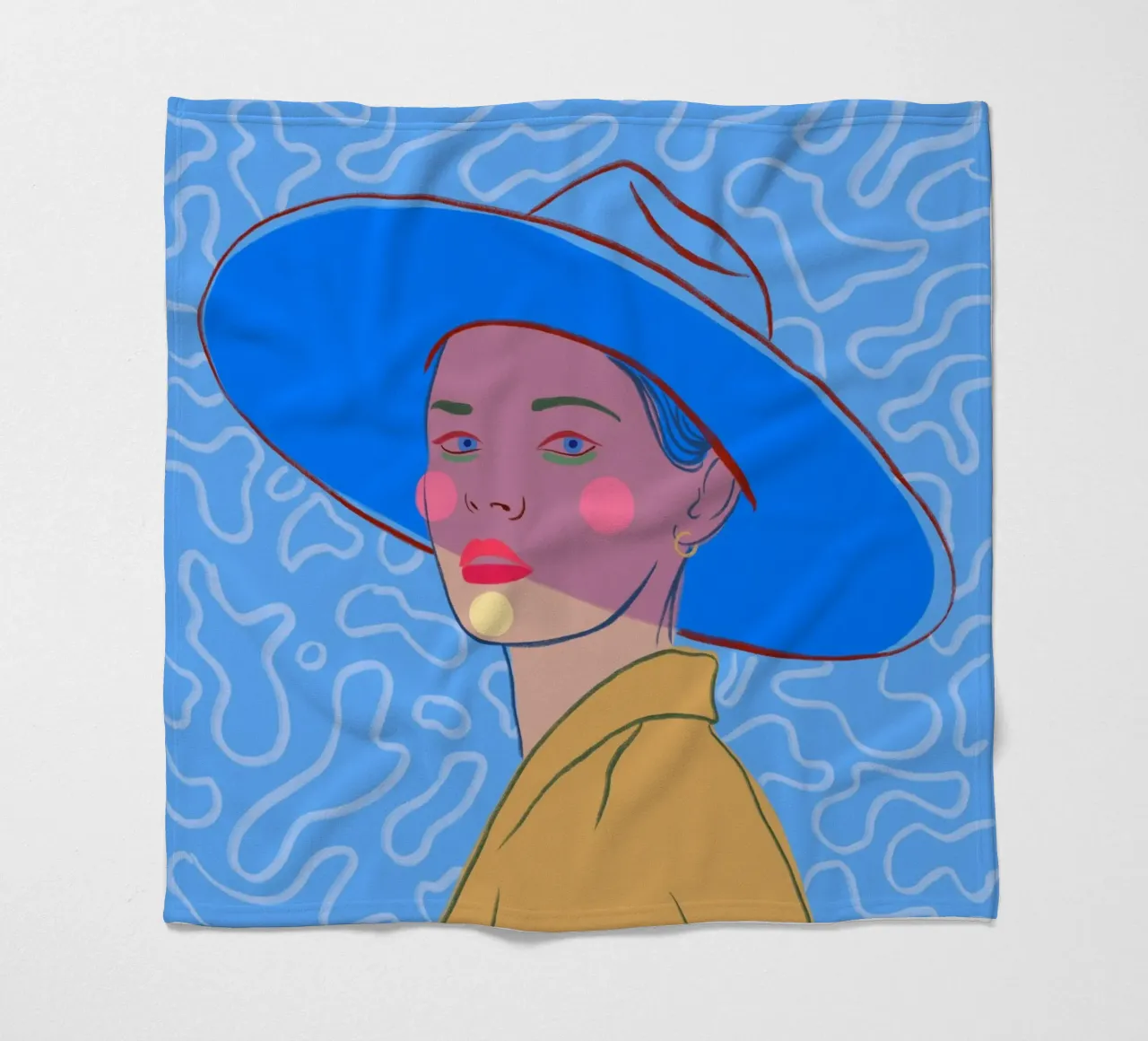Shadowed Gaze coperta in pile da Isabel Junghans-Bichler