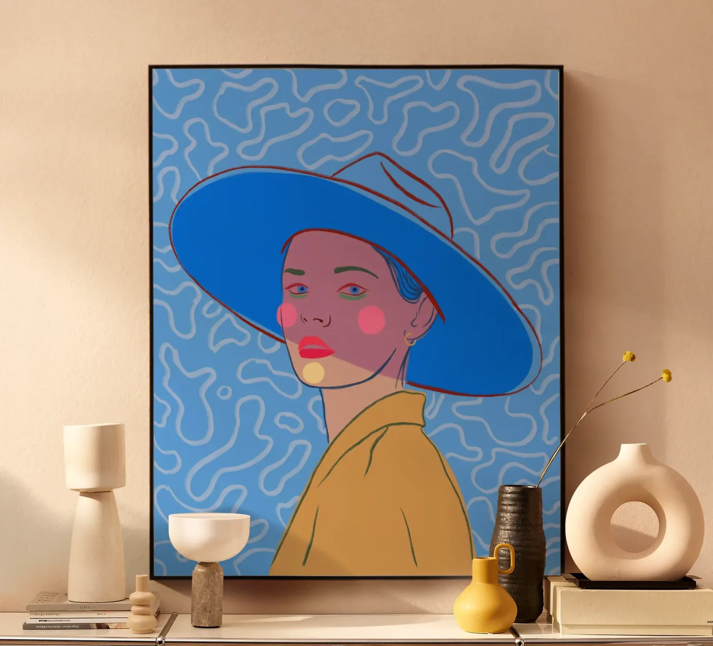 Shadowed Gaze acrylic glass by Isabel Junghans-Bichler