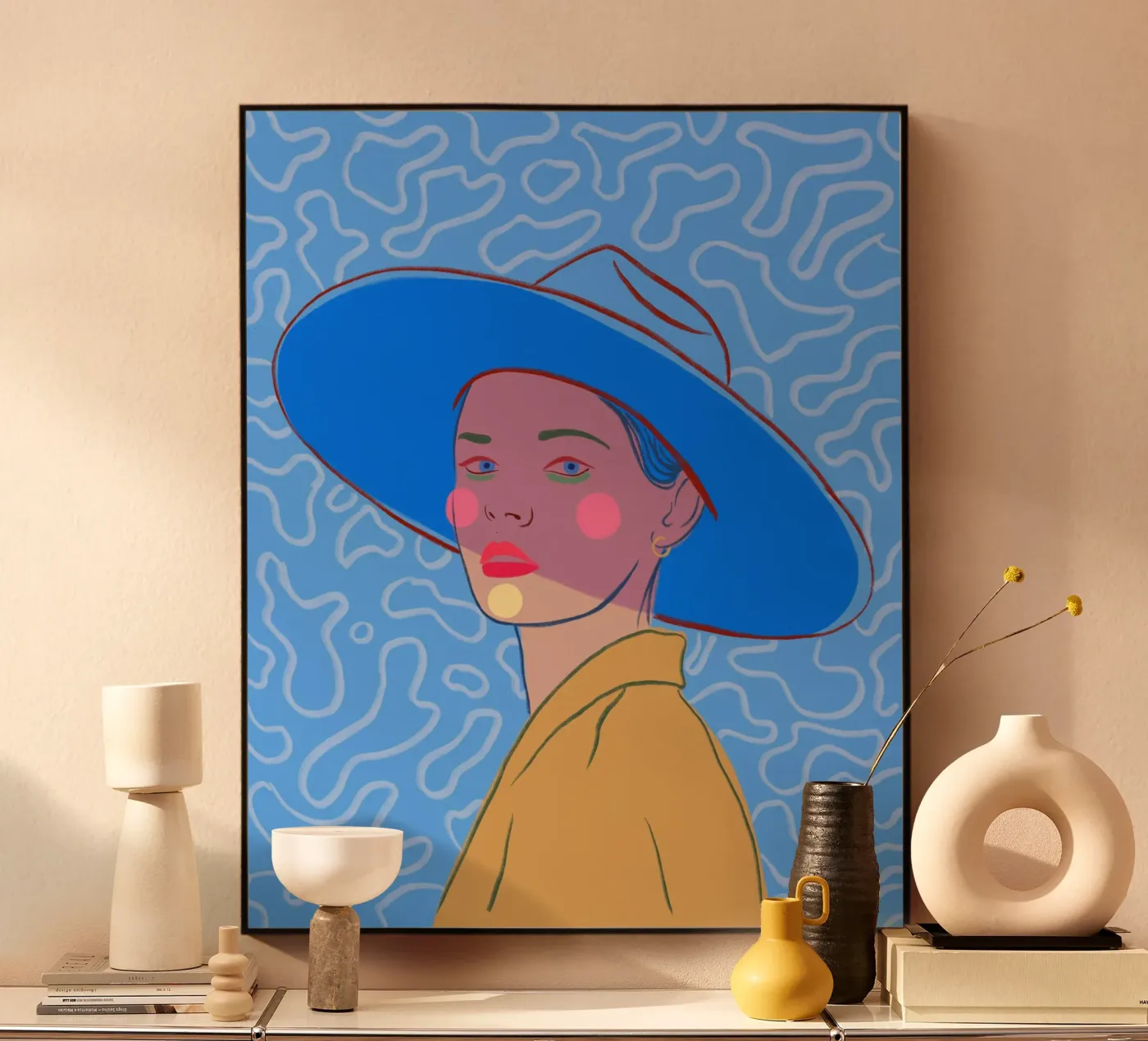 Shadowed Gaze Acryl-Glas von Isabel Junghans-Bichler