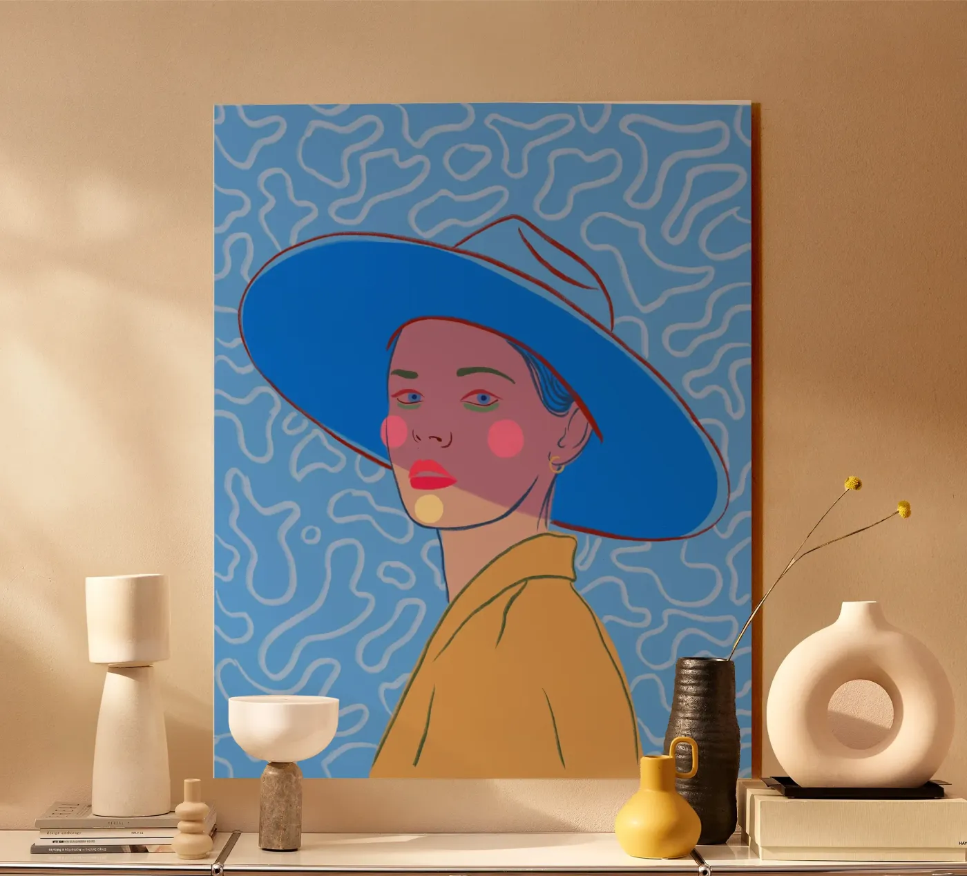 Shadowed Gaze acrylic glass by Isabel Junghans-Bichler