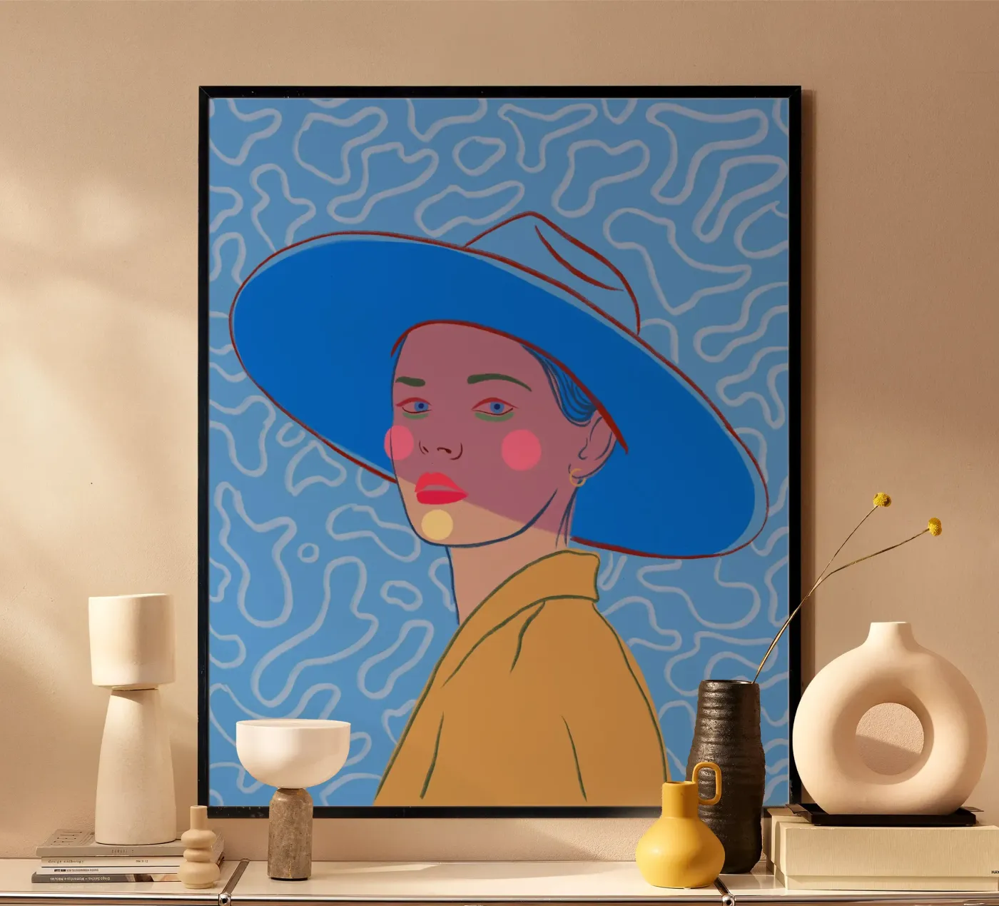 Shadowed Gaze poster van Isabel Junghans-Bichler