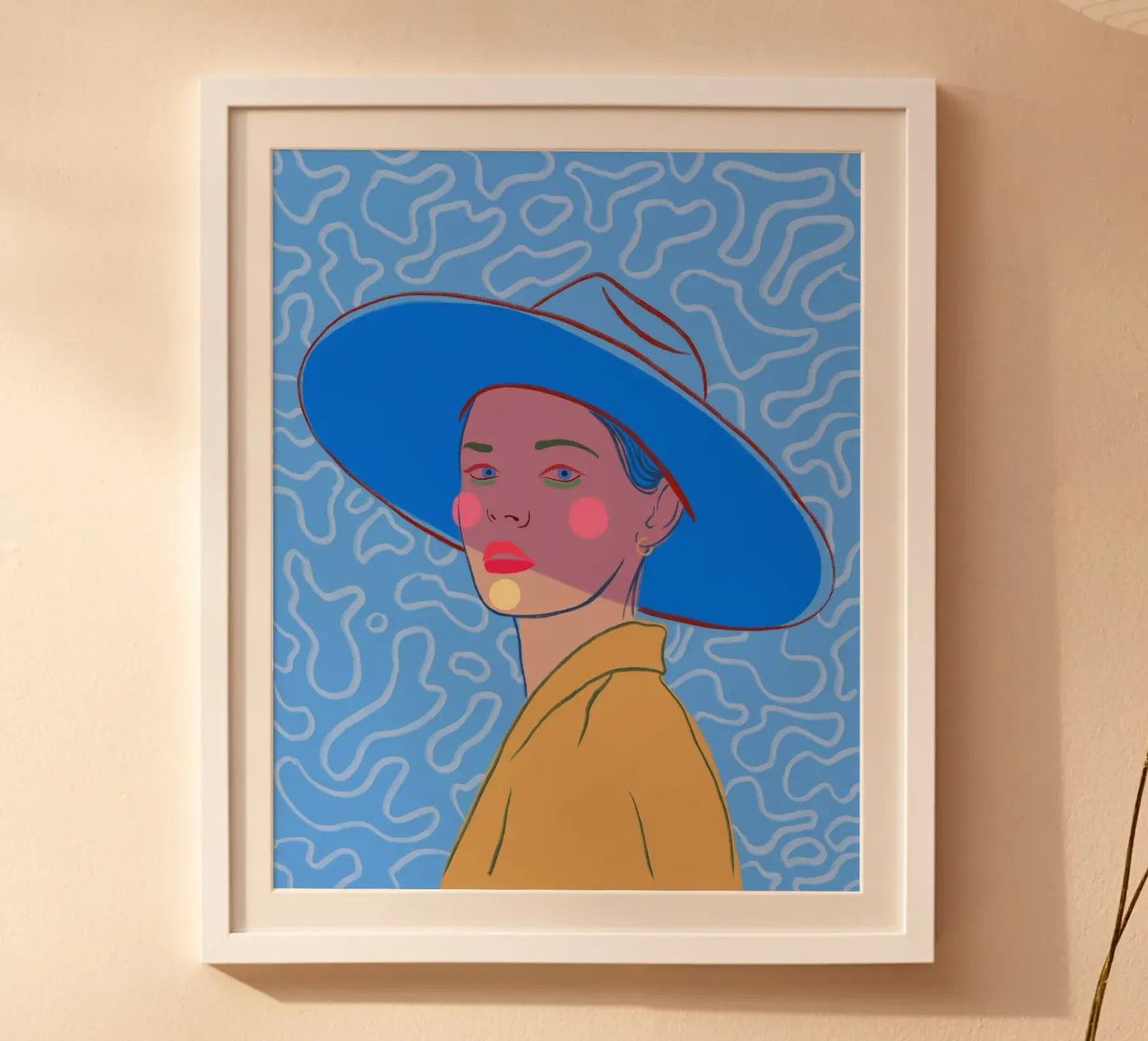 Shadowed Gaze poster van Isabel Junghans-Bichler