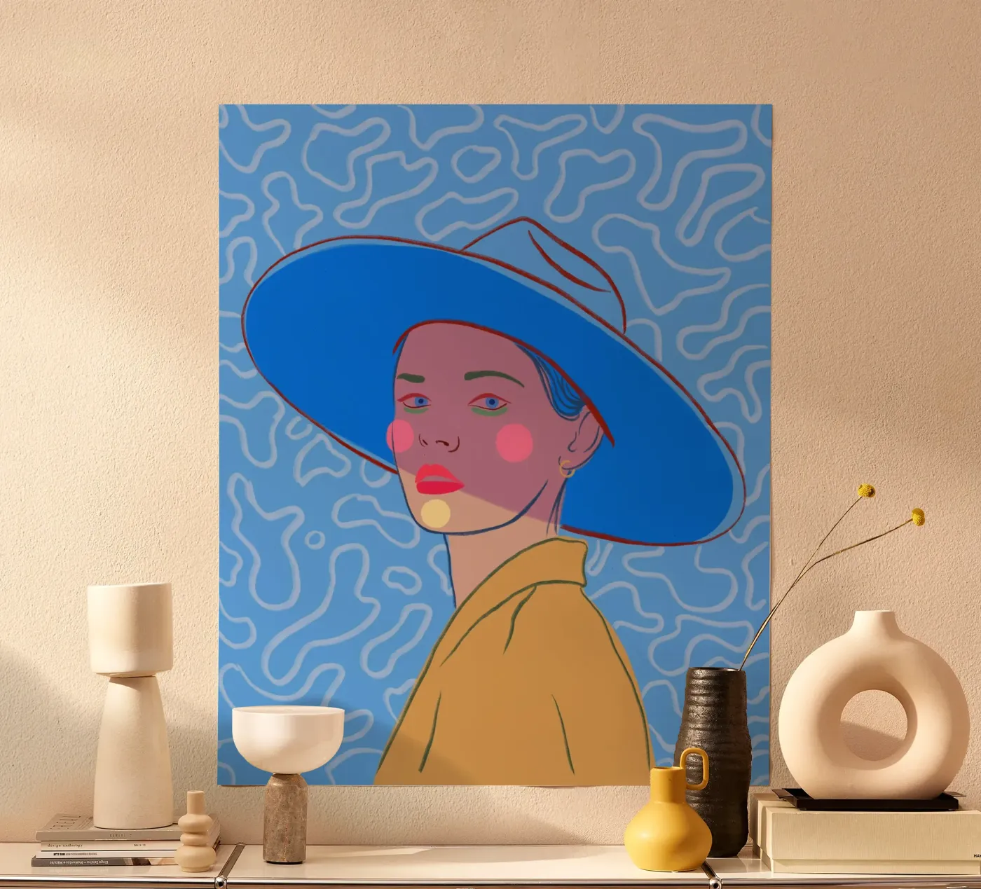 Shadowed Gaze poster van Isabel Junghans-Bichler