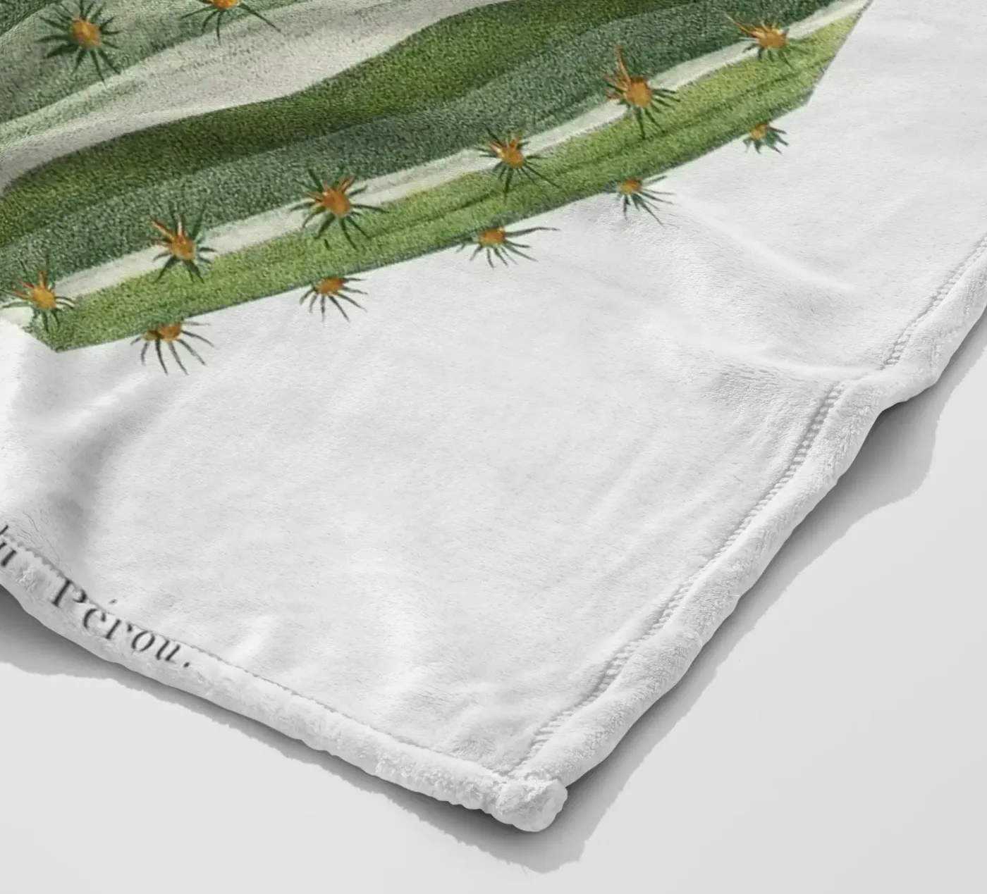 Cactus Peruvianus fleecedeken van vintageshop