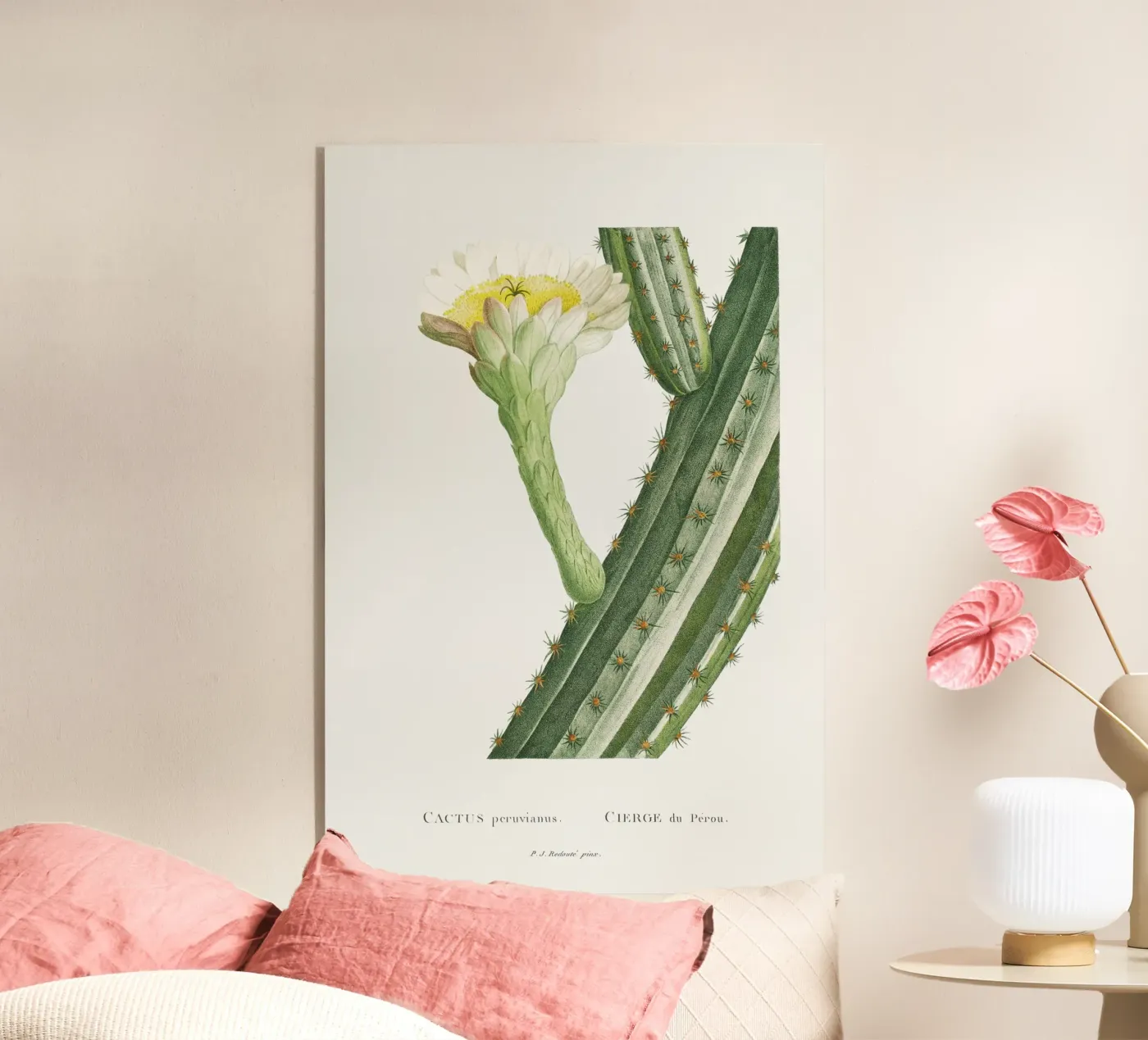 Cactus Peruvianus Acryl-Glas von vintageshop