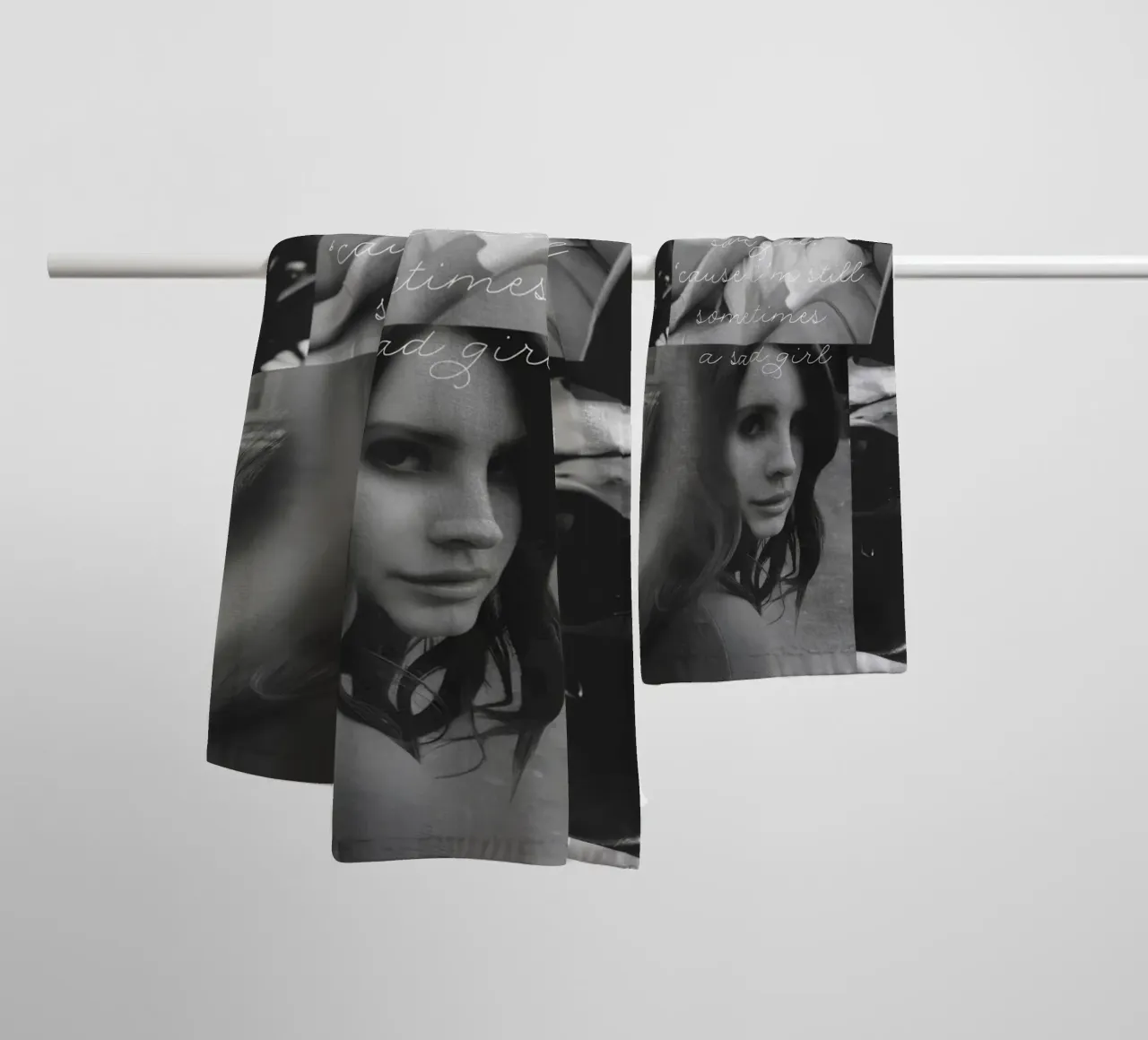 Ragazza triste asciugamano da bagno da Jordan shop
