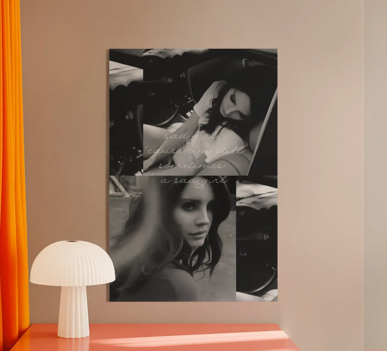 Ragazza triste plexiglass da Jordan shop