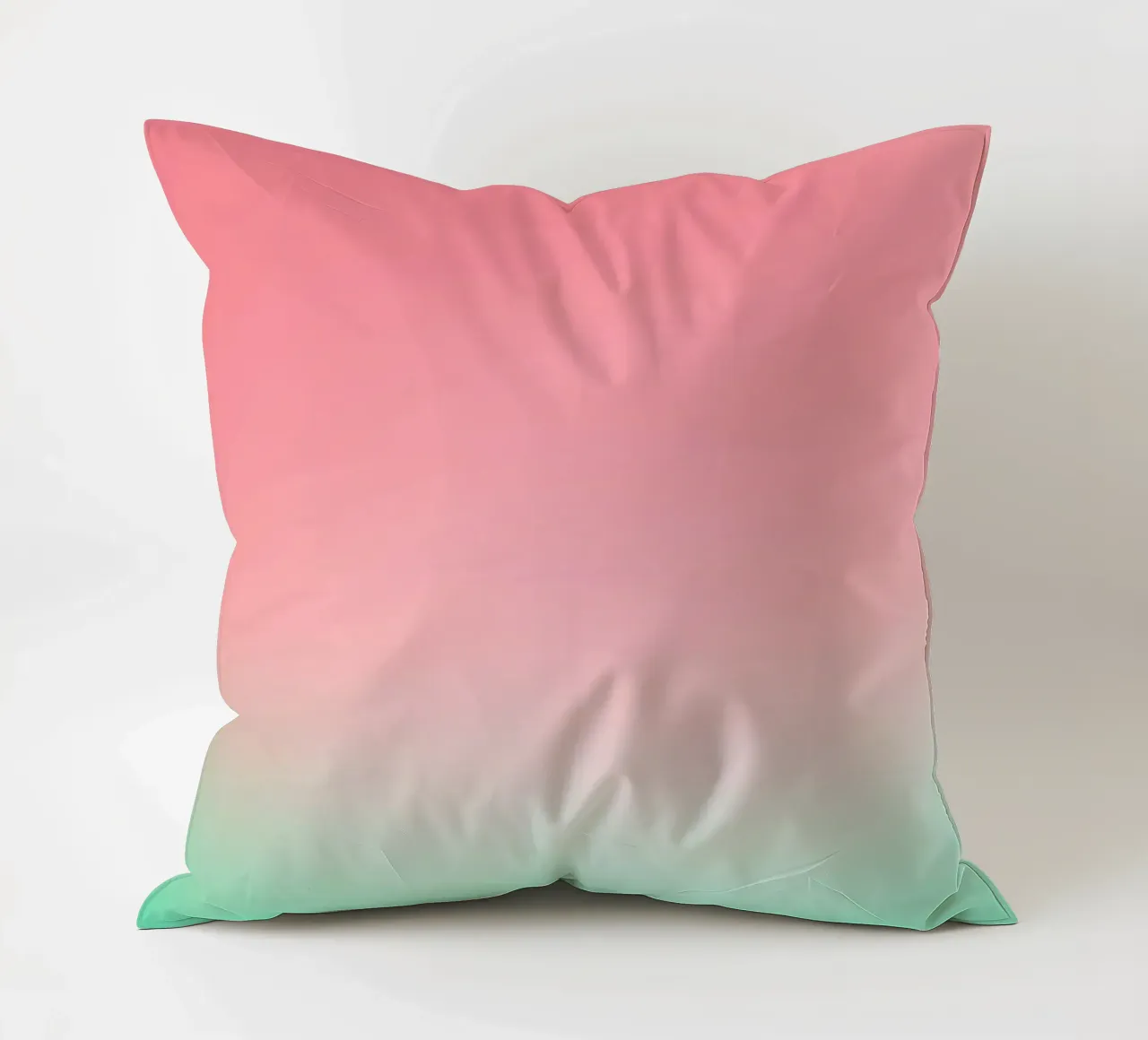 A Slice of Summer • Abstract watermelon gradient decorative cushion by Dominique Vari Abstract