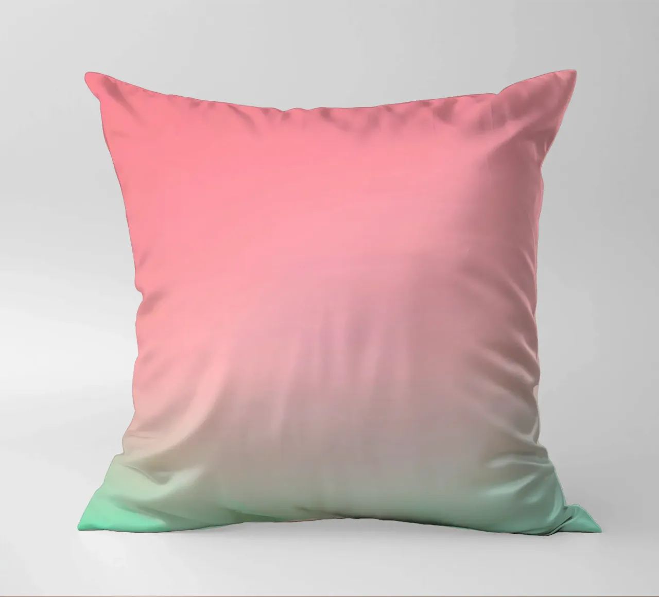 A Slice of Summer • Abstract watermelon gradient decorative cushion by Dominique Vari Abstract