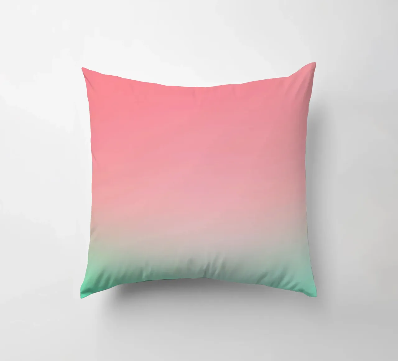 A Slice of Summer • Abstract watermelon gradient decorative cushion by Dominique Vari Abstract