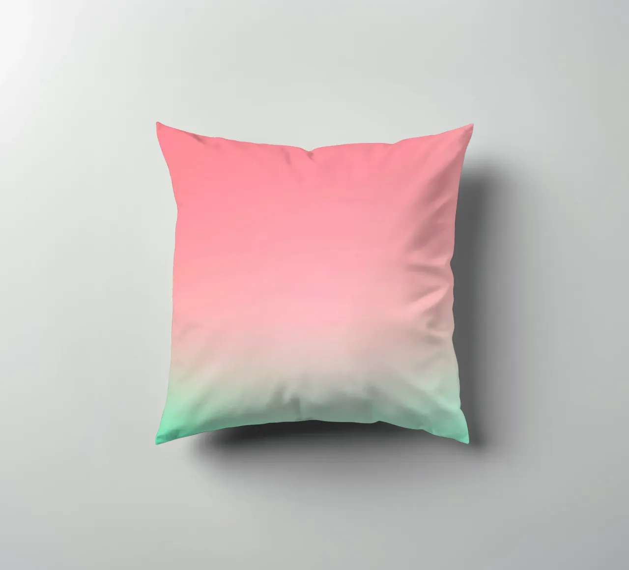 A Slice of Summer • Abstract watermelon gradient decorative cushion by Dominique Vari Abstract