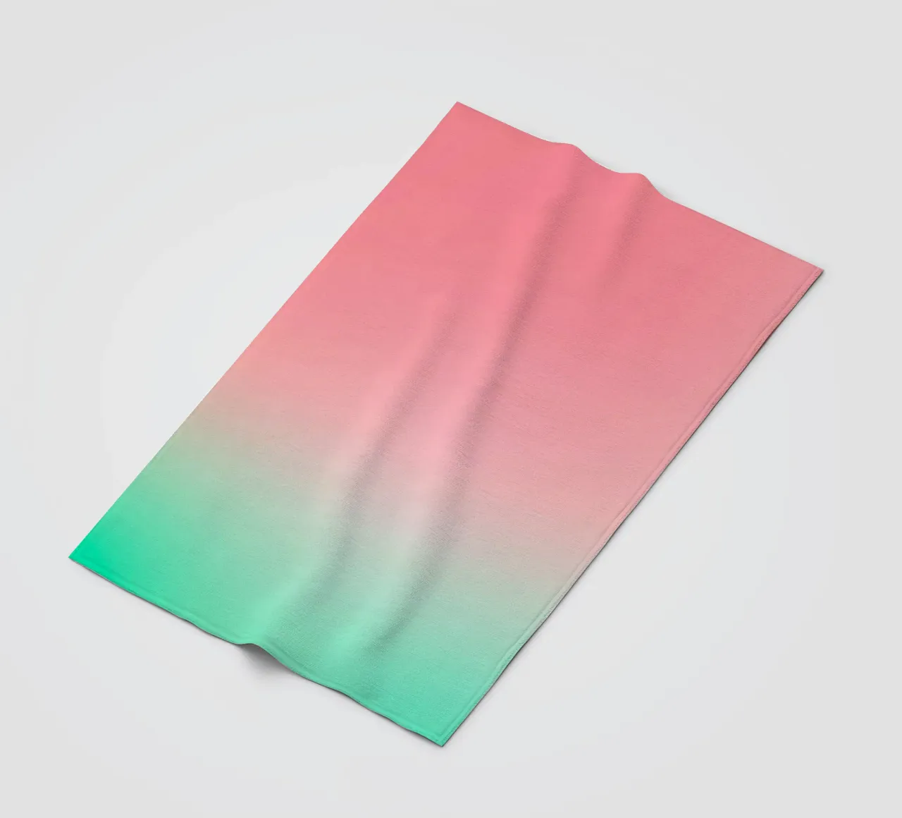 A Slice of Summer • Abstract watermelon gradient fleece blanket by Dominique Vari Abstract