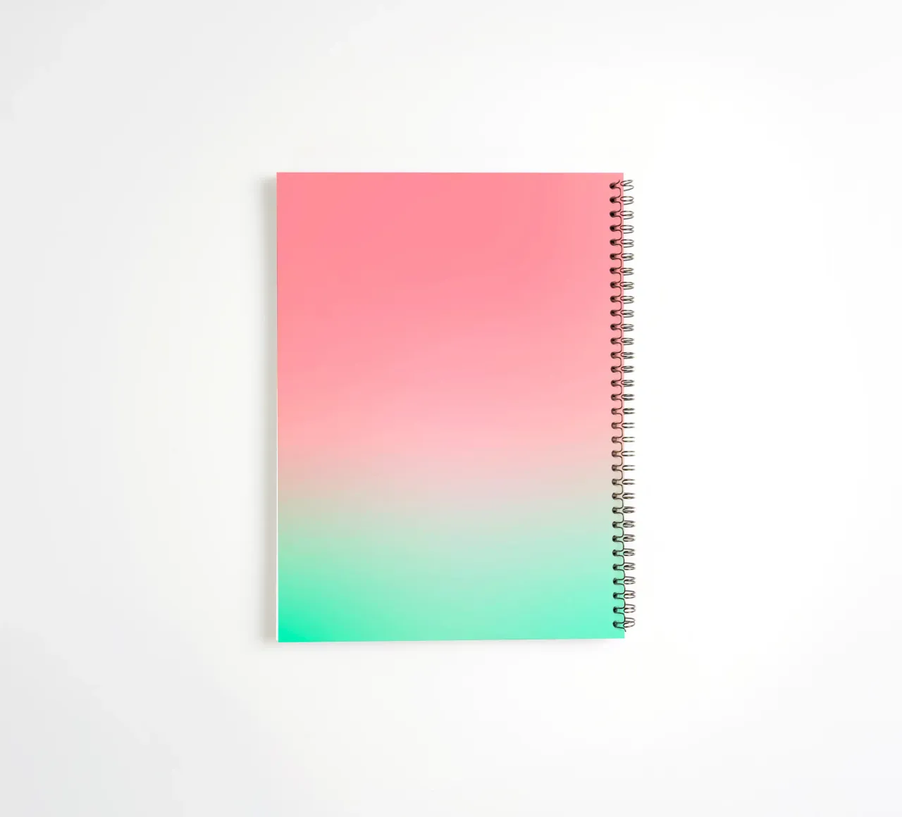 A Slice of Summer • Abstract watermelon gradient spiral notebook by Dominique Vari Abstract