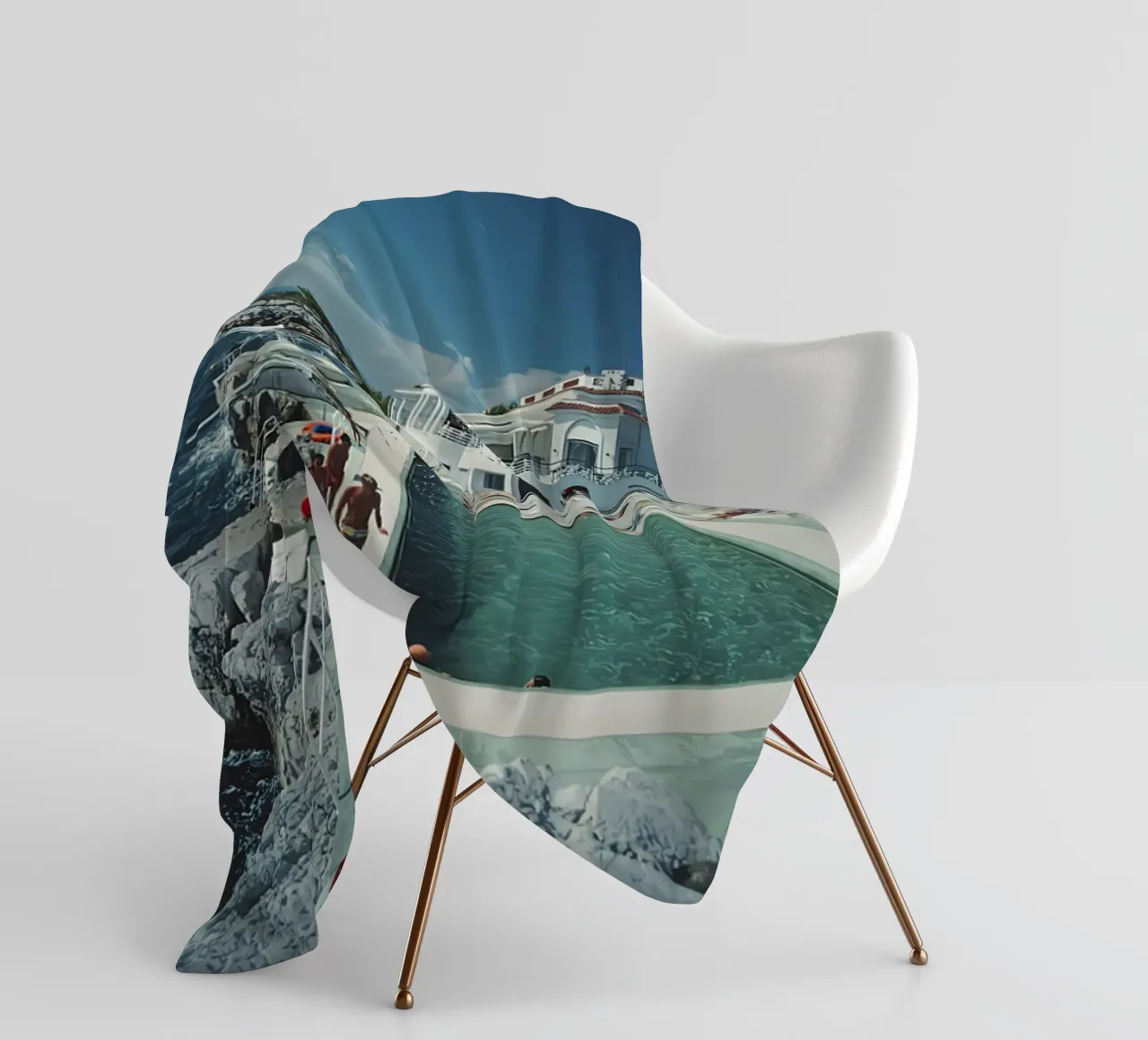 Albergo Du Cap Eden-roc coperta in pile da Jordan shop