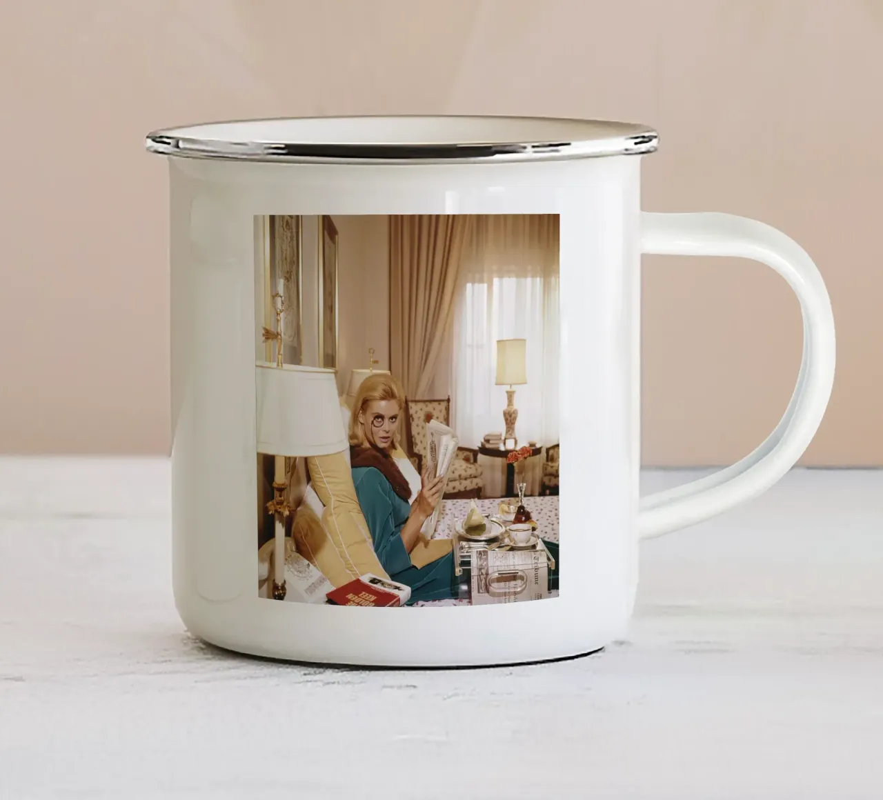 Signorina monocolore tazza in smalto da Jordan shop