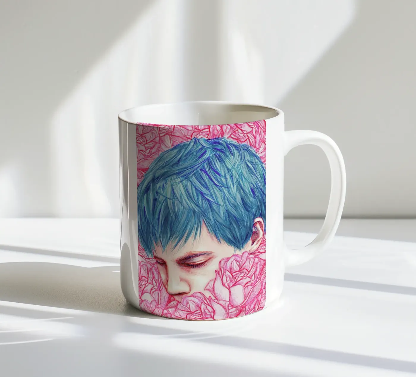 Drown ceramic mug by Laura O'Connor