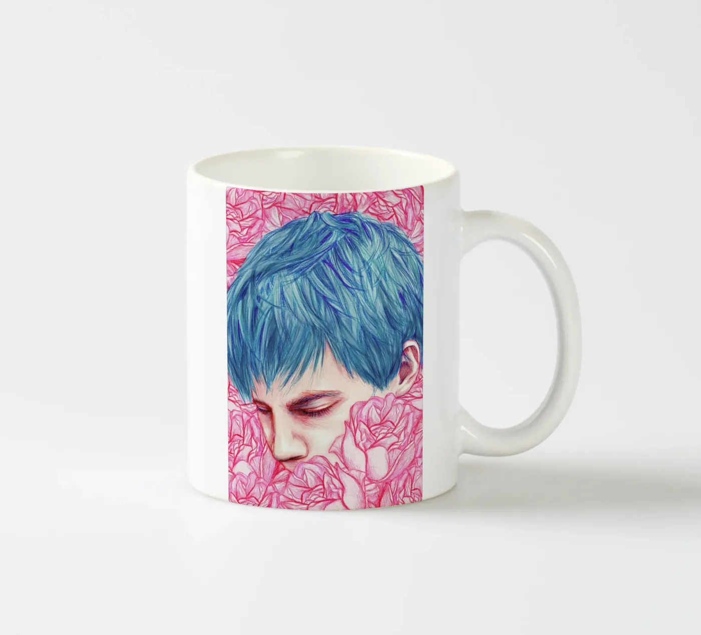 Drown ceramic mug by Laura O'Connor