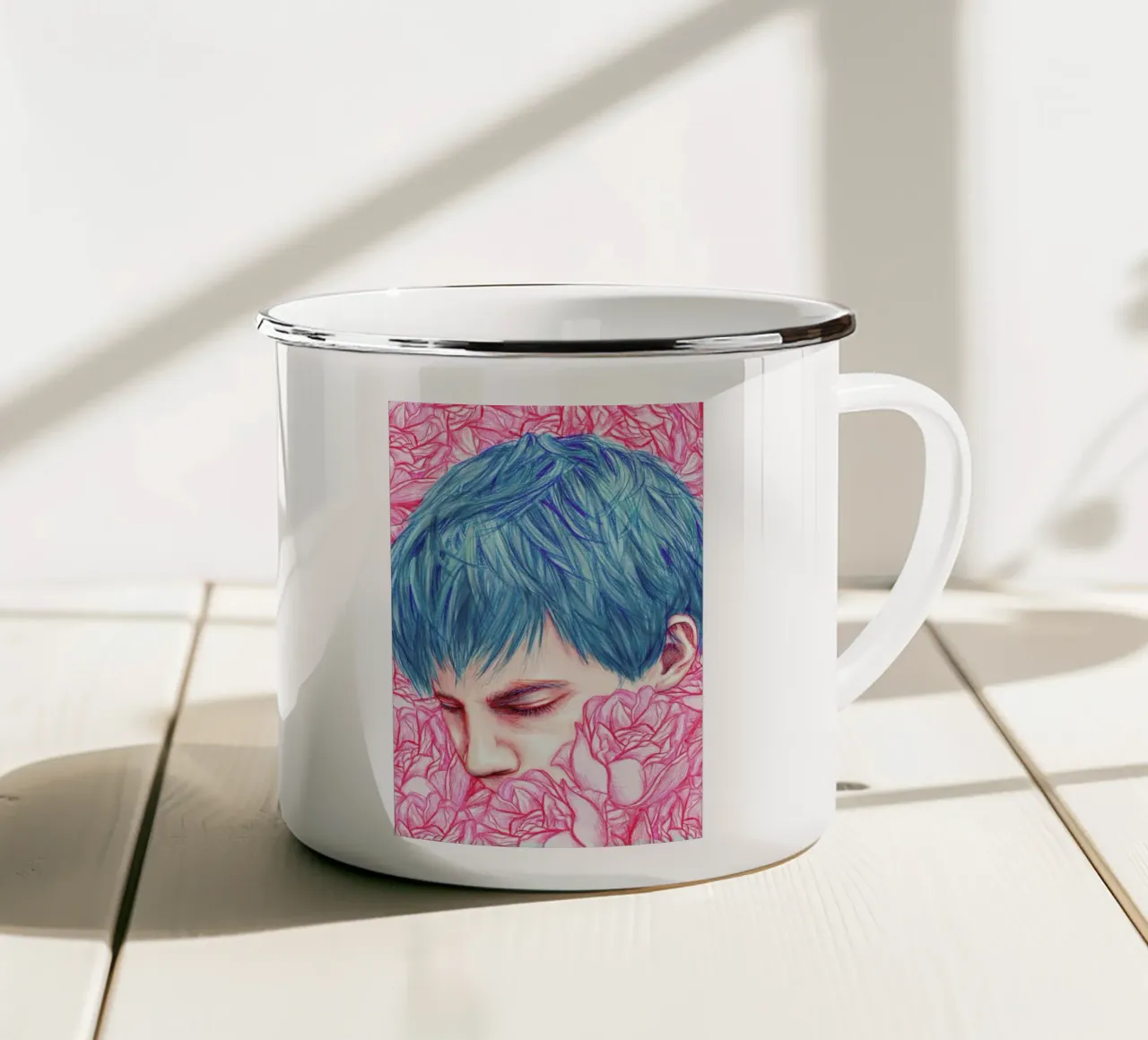 Drown tazza in smalto da Laura O'Connor