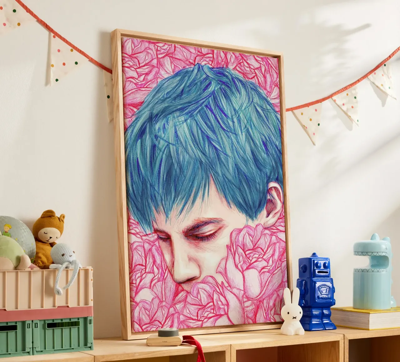 Drown tela con Cornice a cassetta da Laura O'Connor