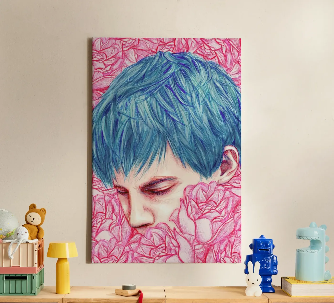 Drown canvas by Laura O'Connor