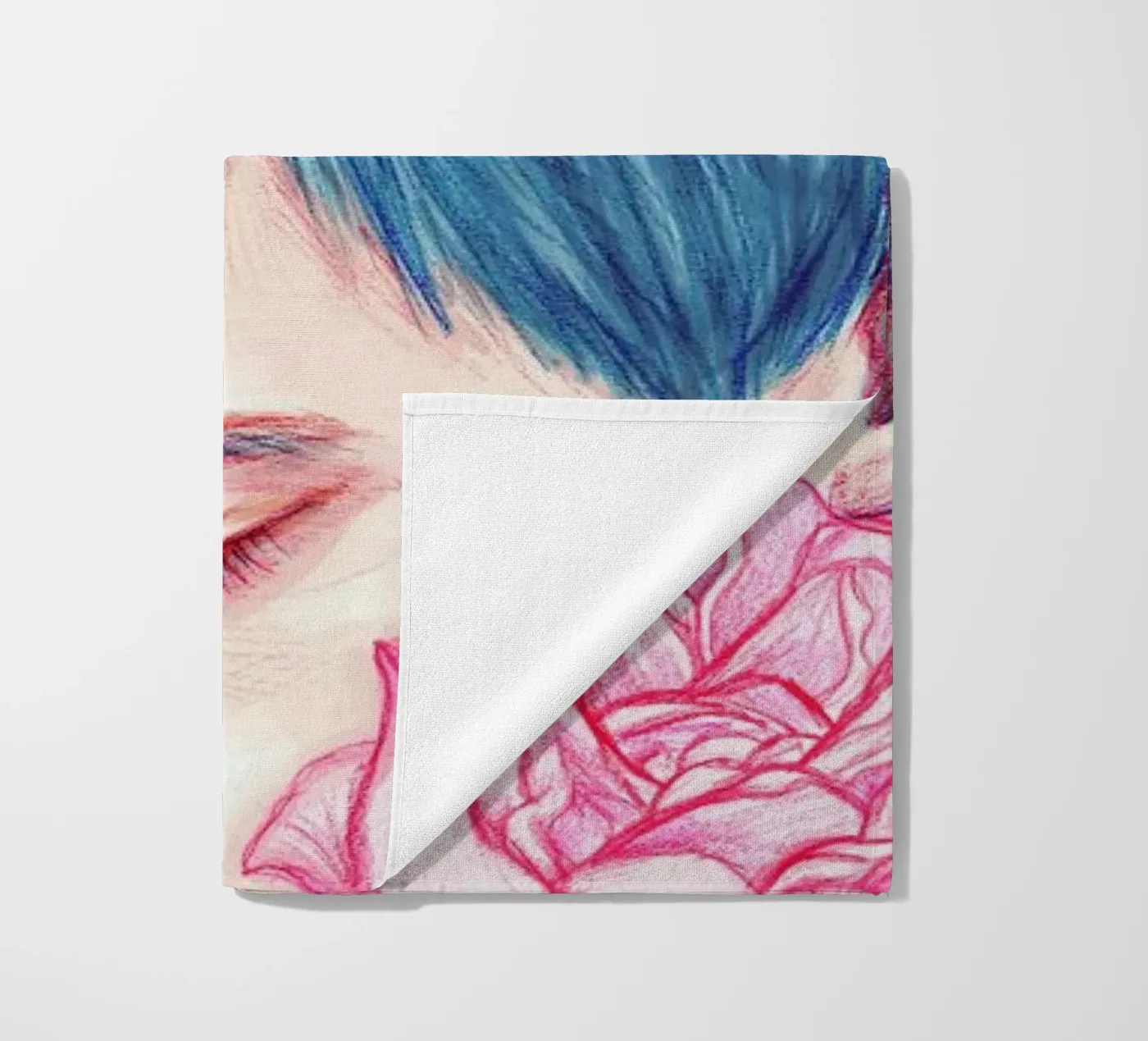 Drown beach towel by Laura O'Connor