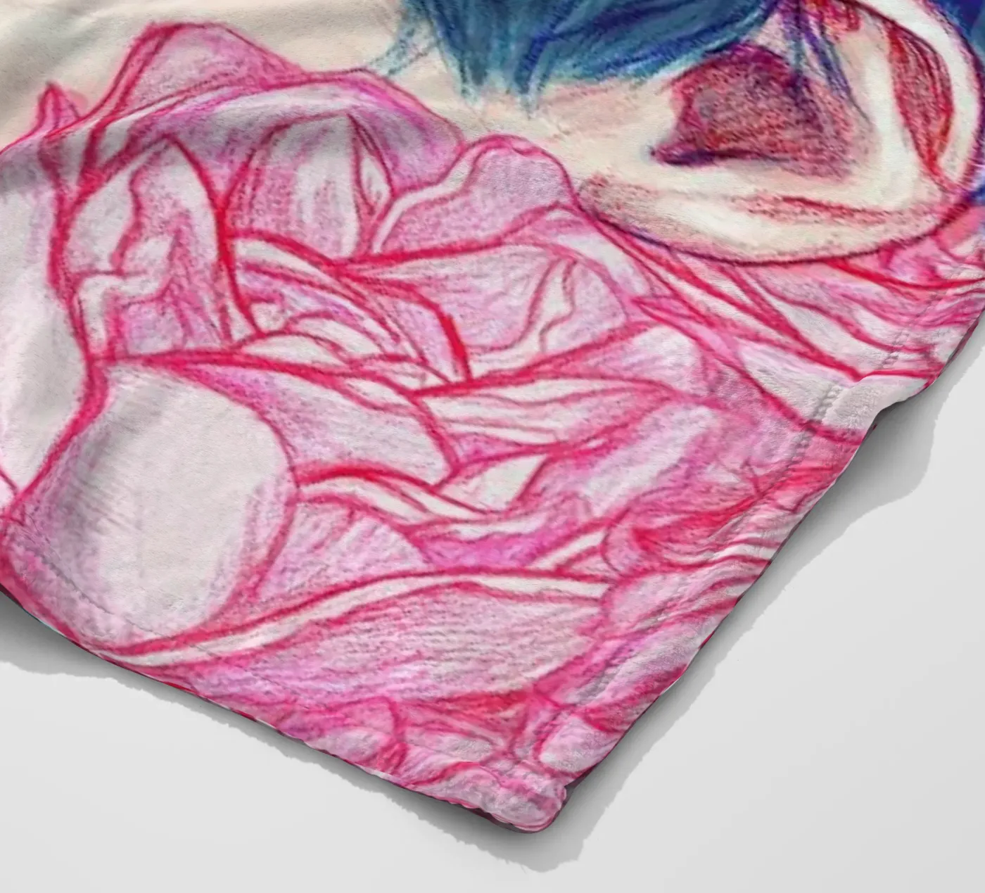 Drown fleece blanket by Laura O'Connor