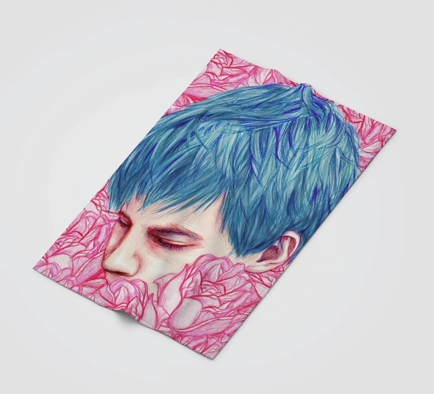 Drown fleece blanket by Laura O'Connor