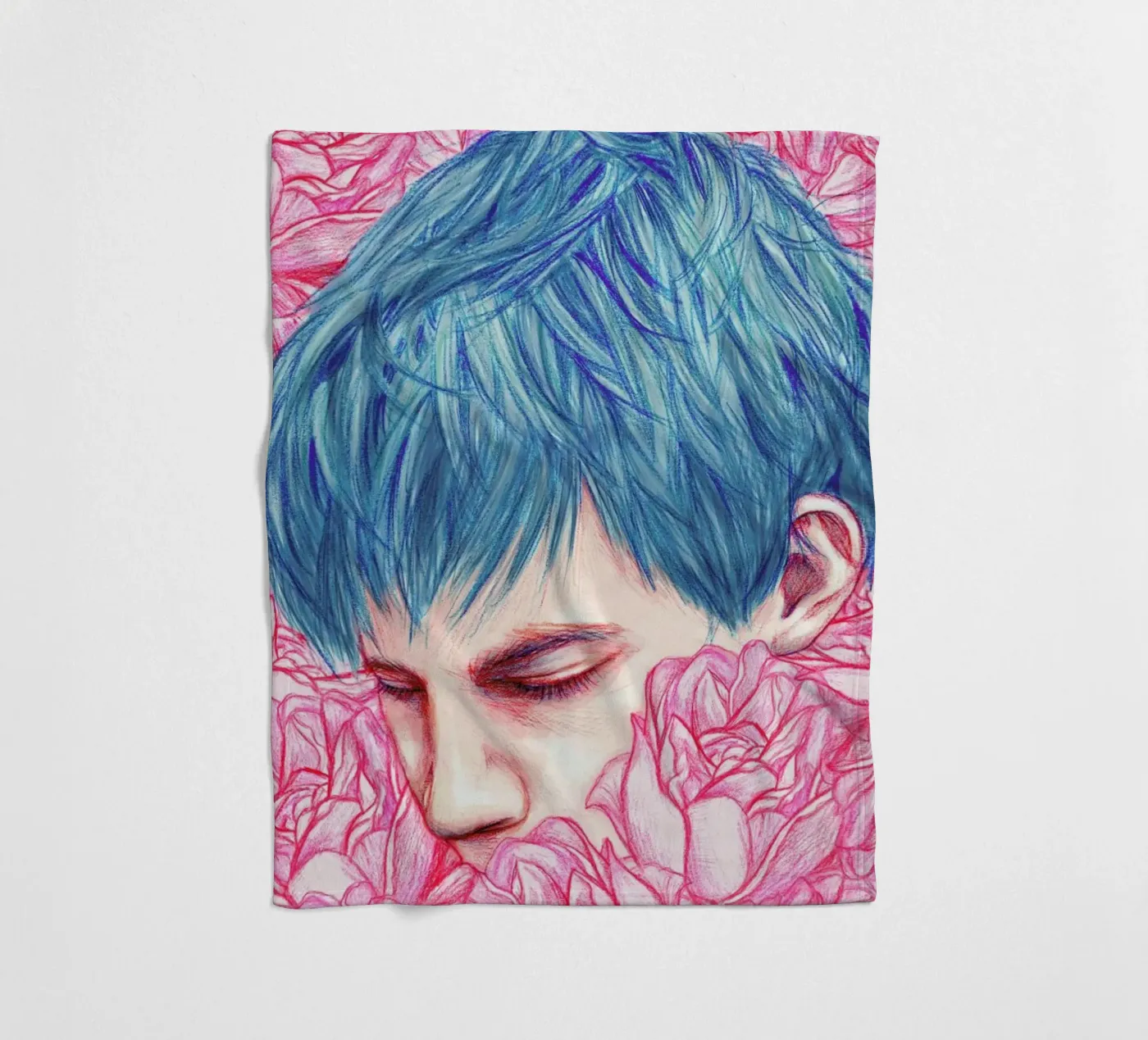 Drown fleece blanket by Laura O'Connor