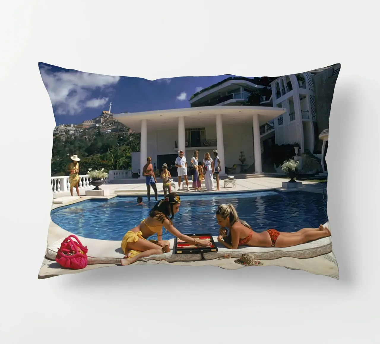 Backgammon a bordo piscina cuscino da Jordan shop