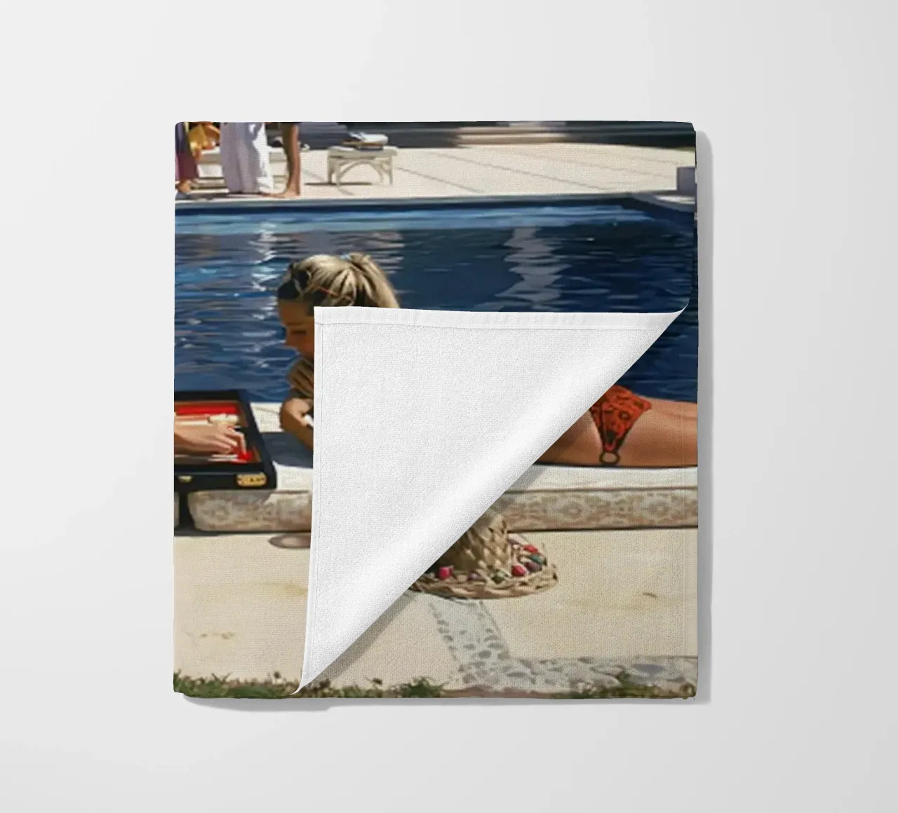 Backgammon a bordo piscina telo mare da Jordan shop