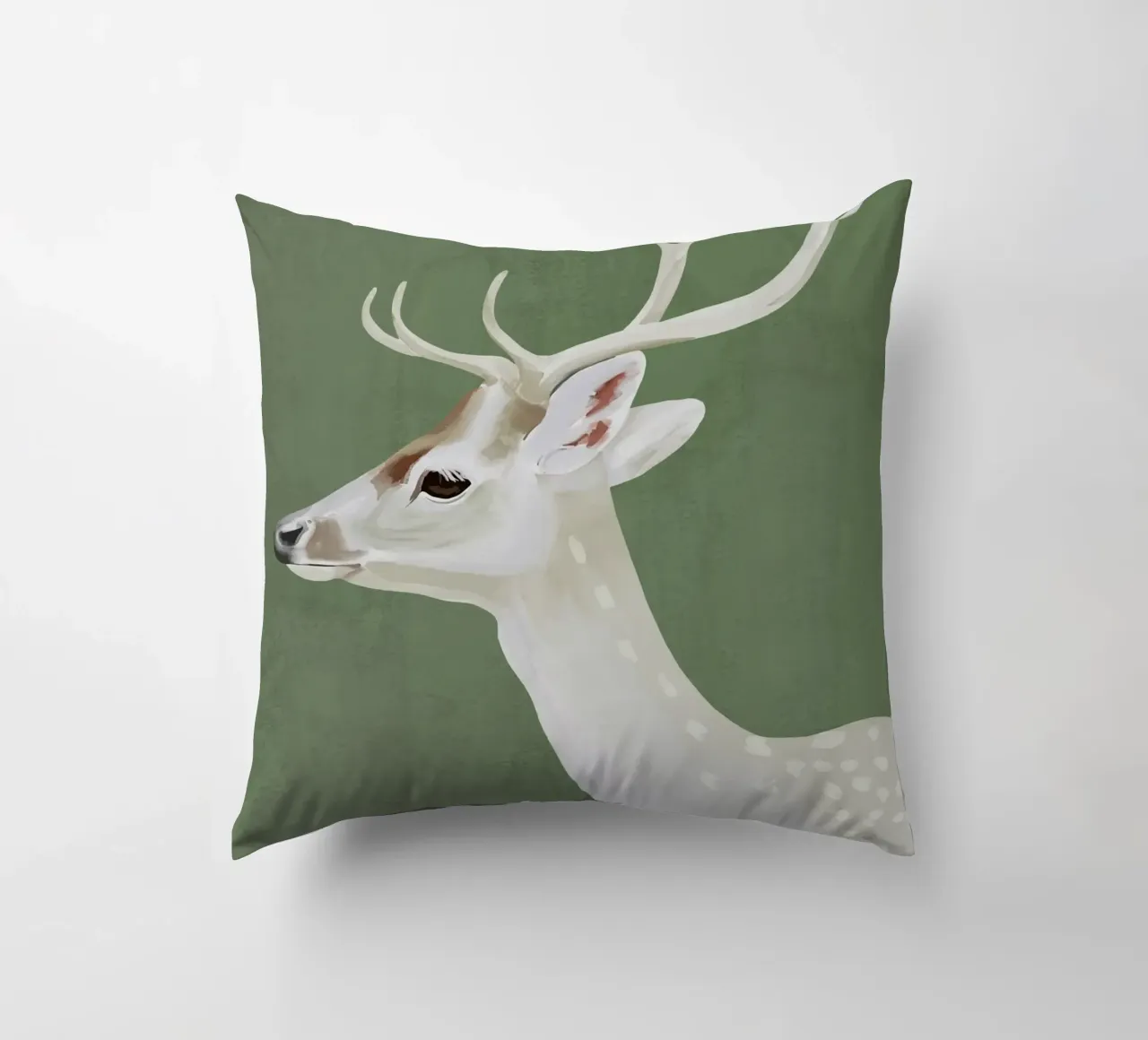Cervo bianco I cuscino da ThingDesign