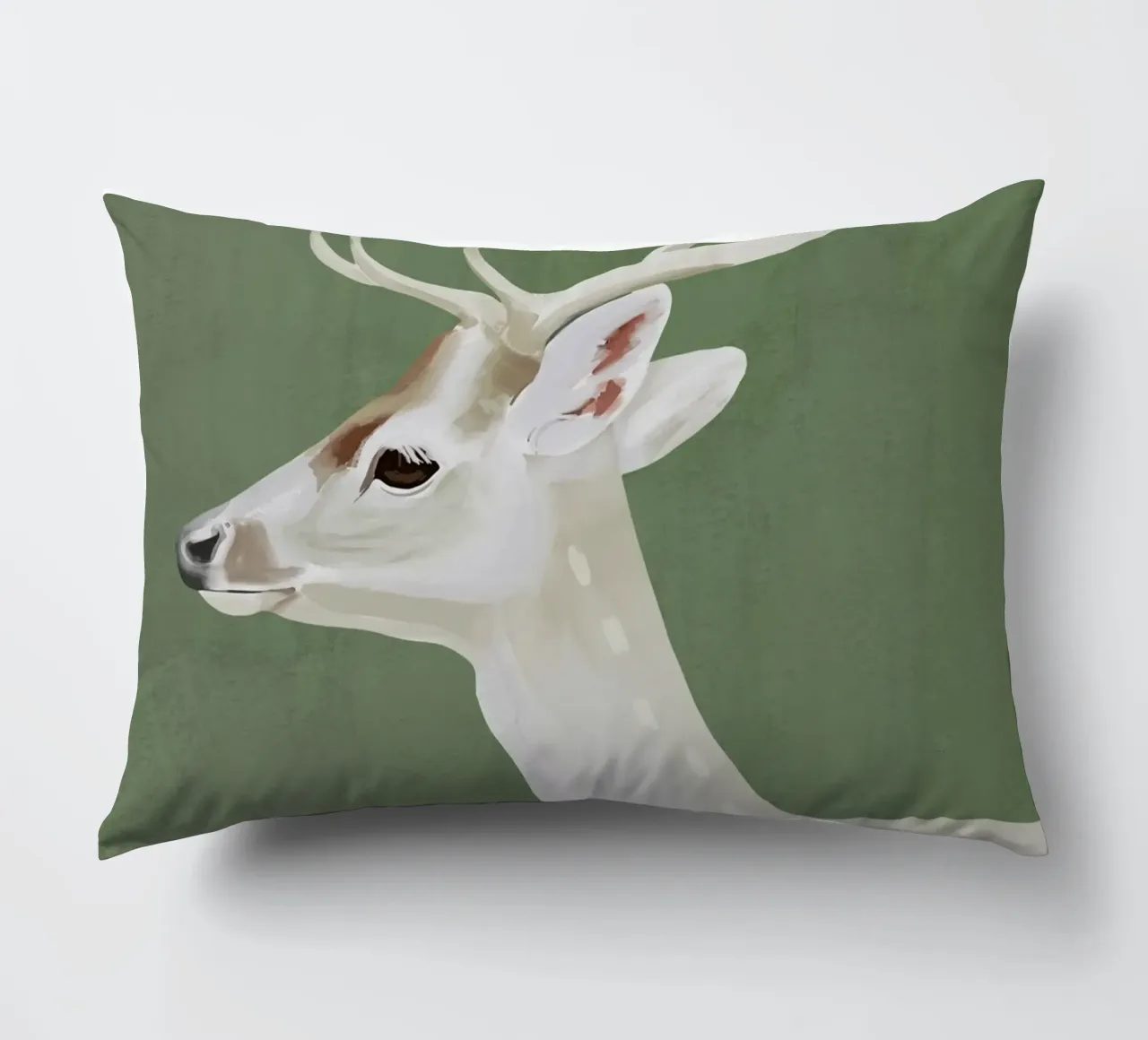 Cervo bianco I cuscino da ThingDesign