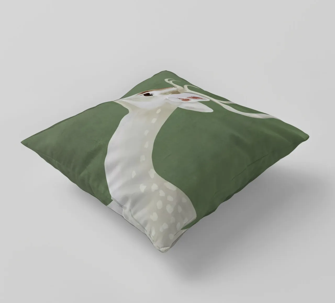 Cervo bianco I cuscino da ThingDesign