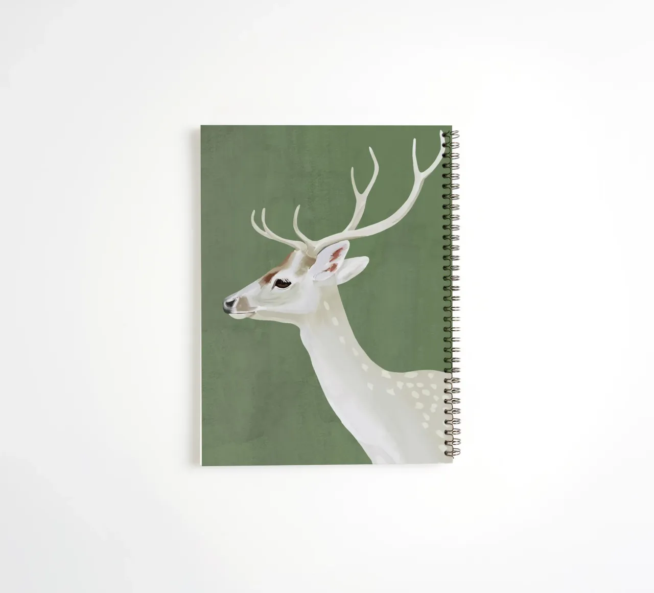 White Stag I spiral notebook by ThingDesign