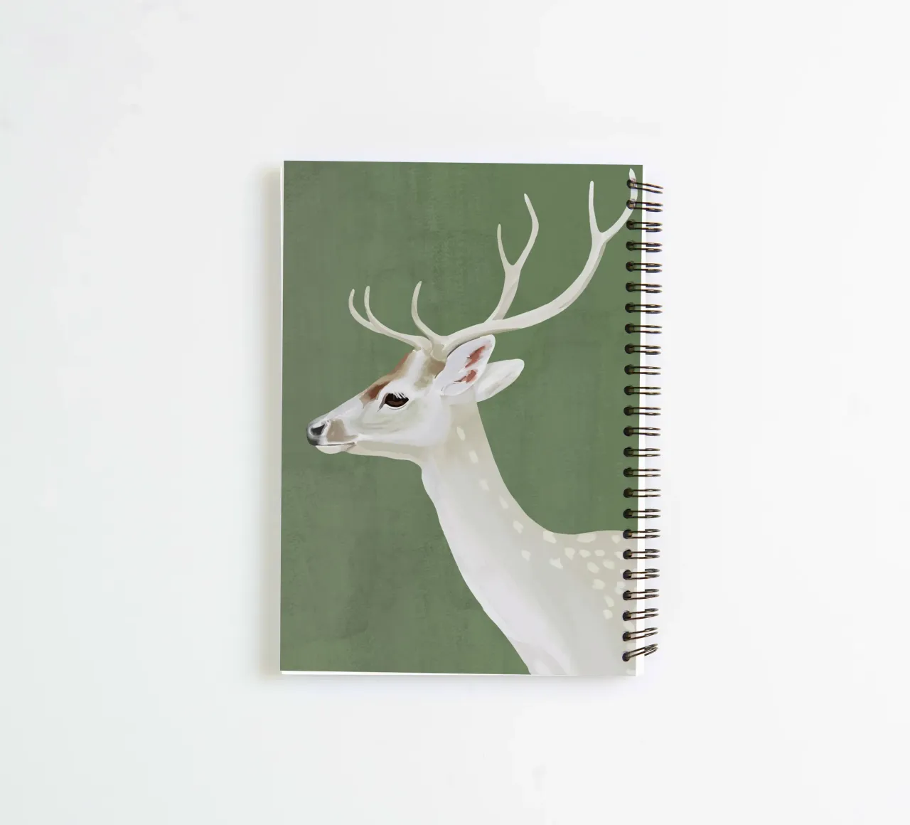White Stag I spiral notebook by ThingDesign
