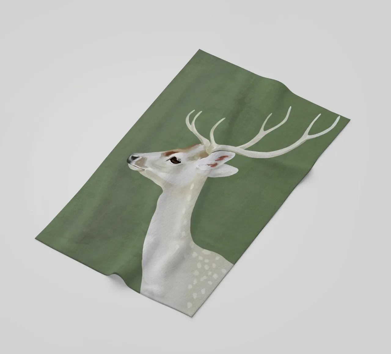 Cervo bianco I telo mare da ThingDesign
