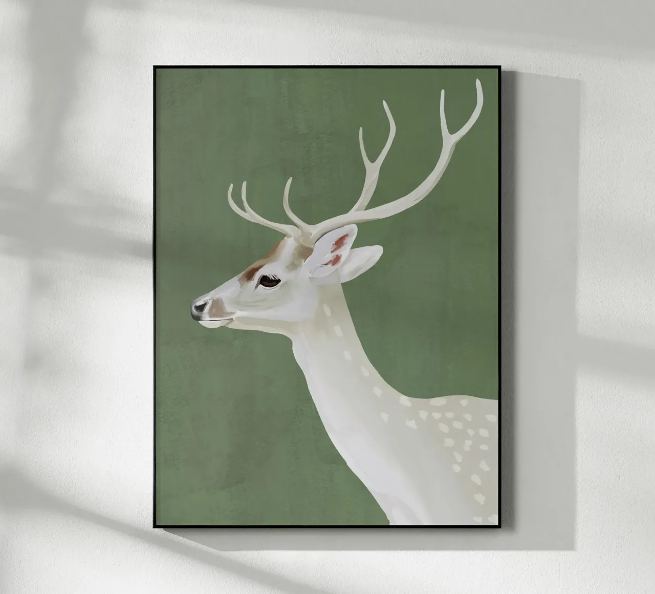 Cervo bianco I plexiglass da ThingDesign