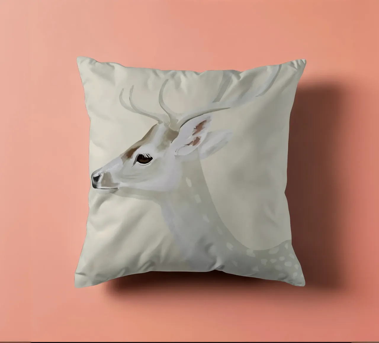 Cervo bianco II cuscino da ThingDesign