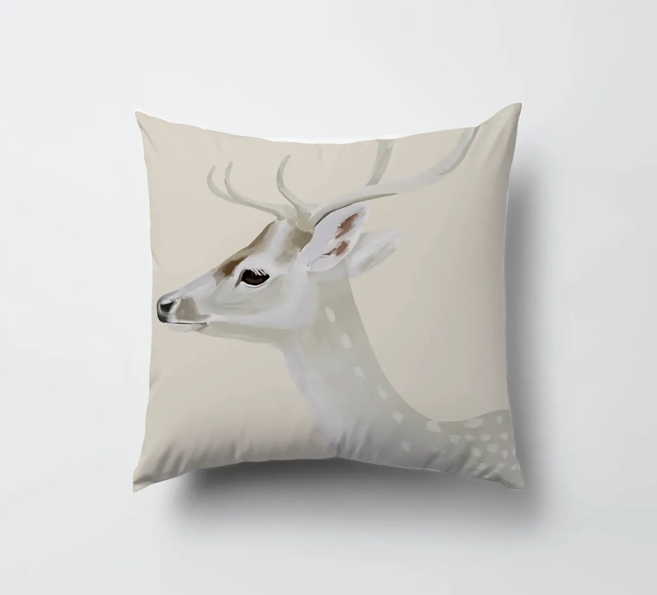 Cervo bianco II cuscino da ThingDesign