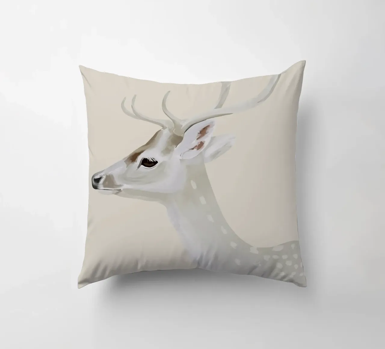 Cervo bianco II cuscino da ThingDesign