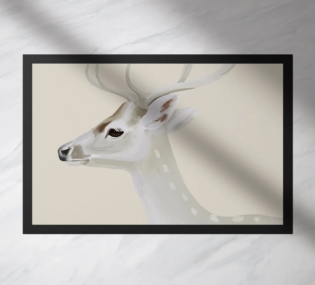 Cervo bianco II zerbino da ThingDesign