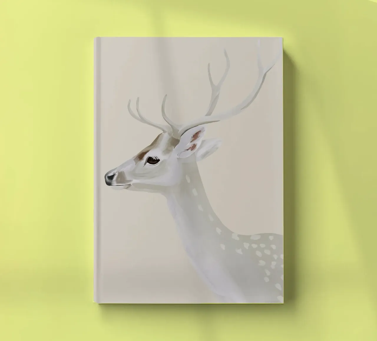 Stag blanc II carnet de notes de ThingDesign