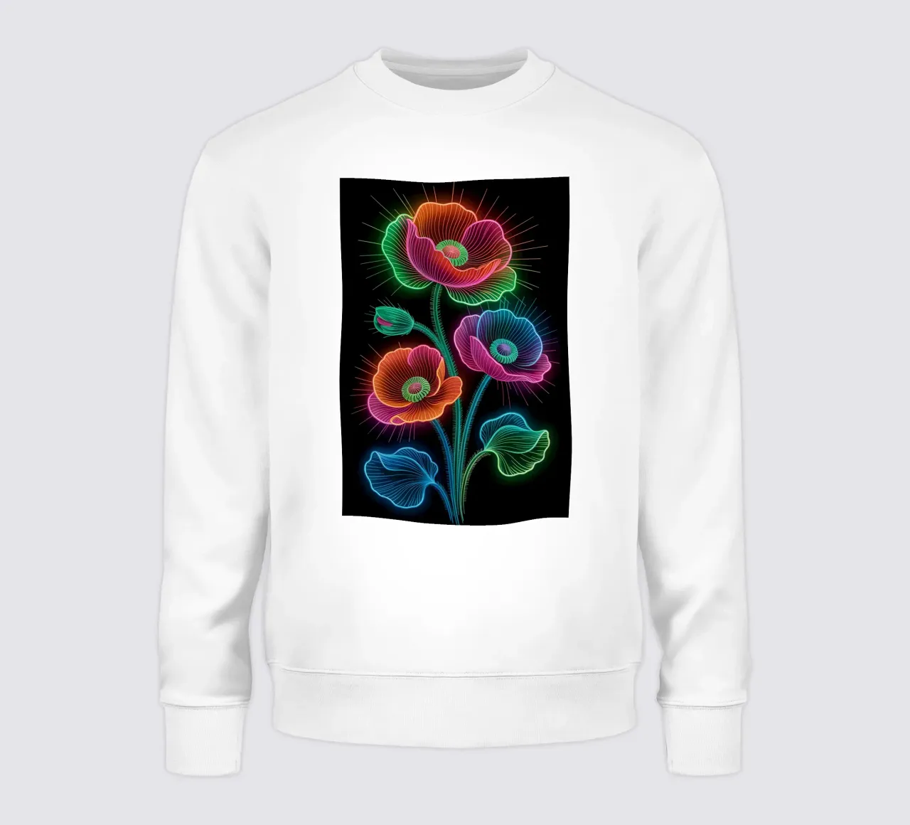 Flower Neon felpa da Jeff Studio